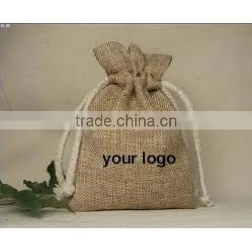 Multi-purpose Linen Bag,jute,small Jute Bag