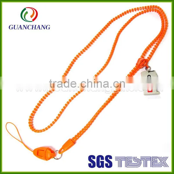 Custom Brand Own Zip Lanyard From China Factory photo-2