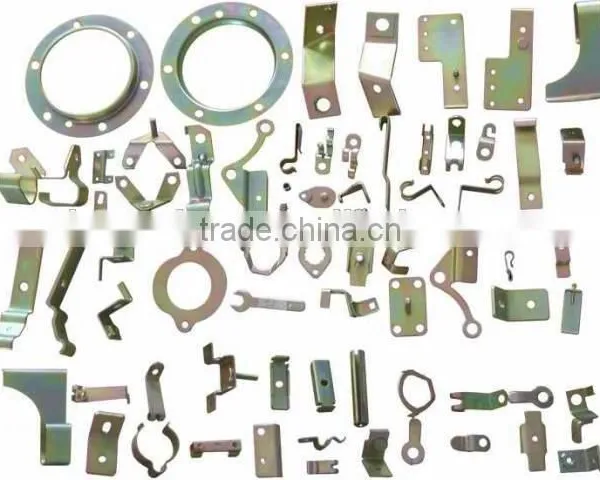 China Manufacturer OEM Customize Metal Stamping Parts With Yellow Zinc Plated photo-2