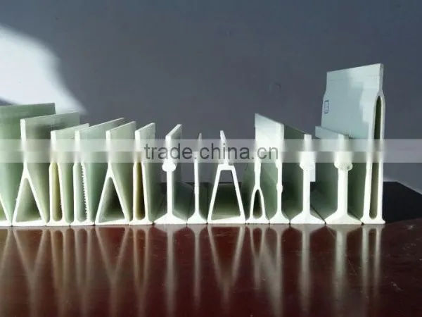 Fiberglass Pultruded Beam/FRP Pultrusion Profiles photo-2