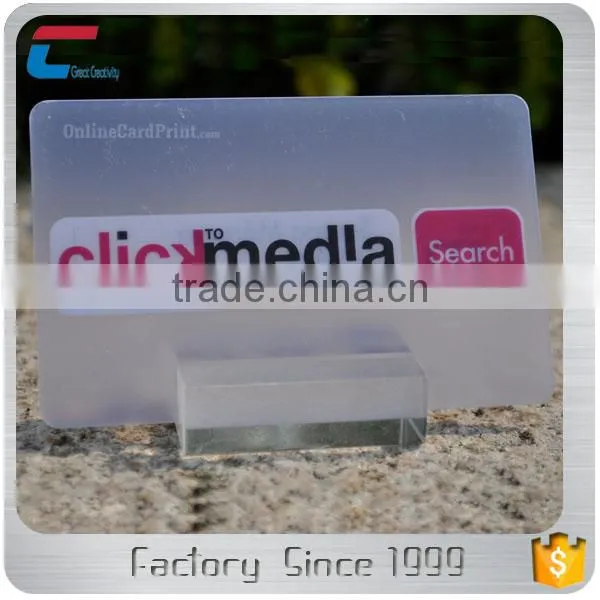 Nice Printing CR80 Clear Business Card, Name Card photo-2