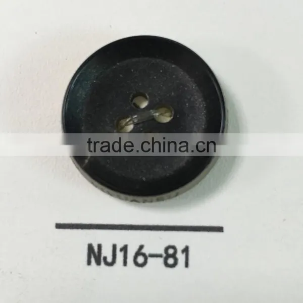 NJ16-81 Real Natural Buffalo Horn Buttons