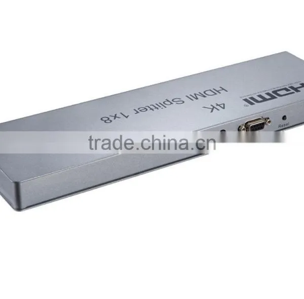 VOXLINK 1x8 HDMI Splitter 4K(HDMI 1.4,HDCP1.4 ,4K,IR Extension, EDID Management, RS232) EU/US/UK/AU photo-2