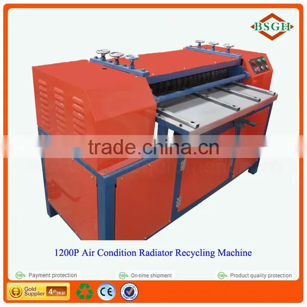 Air Conditioner Radiator Separator/Scrap Copper Wire Recycling Machine for Pvc Wire Cable Extrusion Machines photo-2