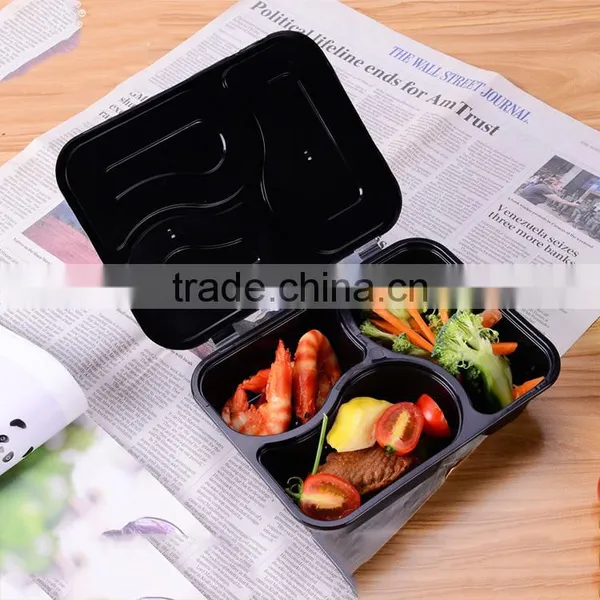 Wholesale Plastic Boxes Sealed Preserving Folding Container With Lid Connected photo-3