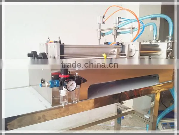 Small Full Pneumatic Double-head Glycerine Filling Machine (semi-auto Liquid Filler, Water Filler ) photo-4