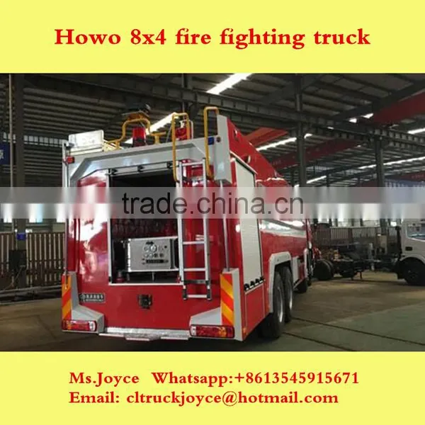Howo 8x4 25ton Big Water Foam Fire Trucks For Sale photo-2