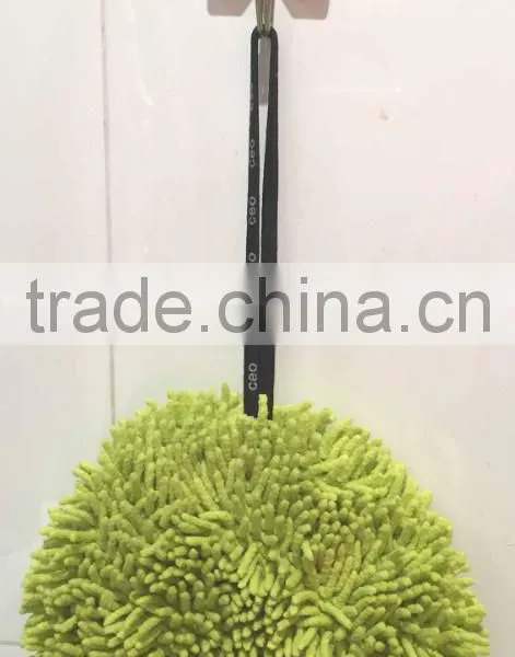 Cute Round Microfiber Chenille Cleaning Sponge photo-3