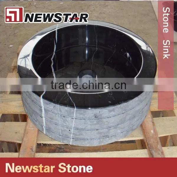 Newstar Polished Black Stone Sink photo-5