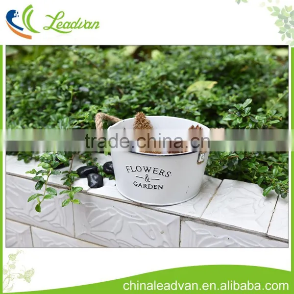 Modern Wholesale Gardening Home Goods White Square Flower Pots in Guangzhou photo-6
