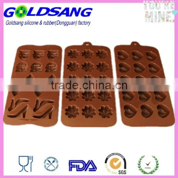 15 Cavity Silicone Mold Cake Jelly Cookie Pudding Soap Mould Chocolate Baking Pan photo-2