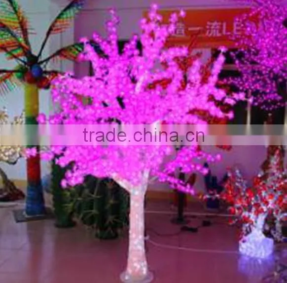 Home Garden Decorative 210cm Height Outdoor Artificial Red Flashing LED Solar Lighted up Trees EDS06 1417 photo-5