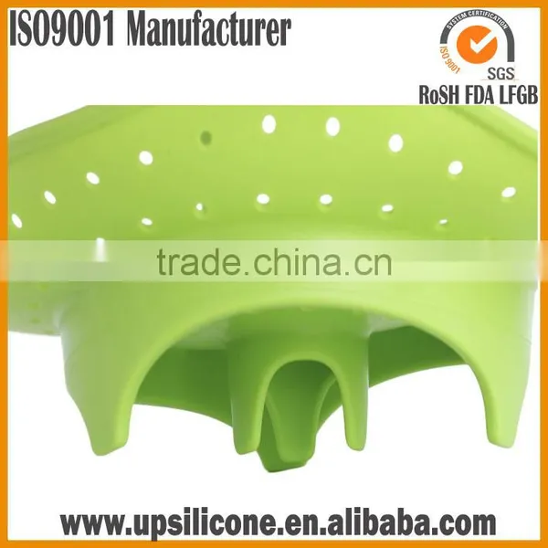 High Quality Silicone Drain Basket Silicone Steamer Basket photo-2