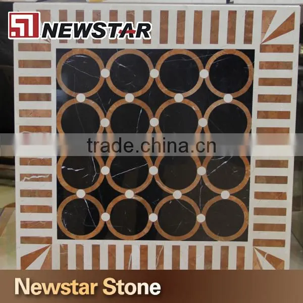 Newstar Natural Stone Tiles Floor Marble Waterjet Medallion photo-2