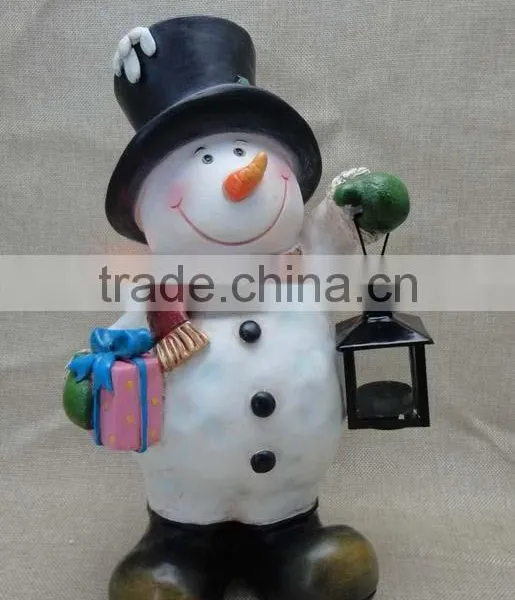New Design Resin Christmas Snowman Ornament Wholesale photo-6