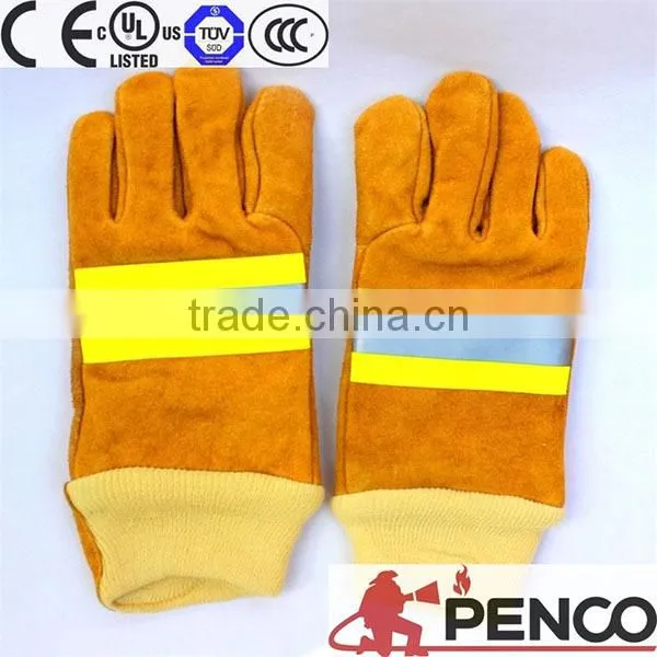 Firefighter Safety Fireman Security 3m Reflective Hand Protected Workers Construction Traffic Coordinator Industrial Glove photo-5