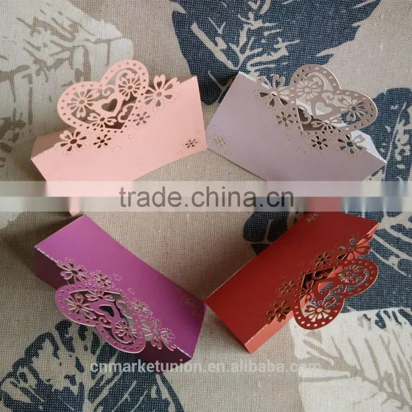 Laser Cut Decoration Card Party Invitation Card Table Card Wedding Place photo-5