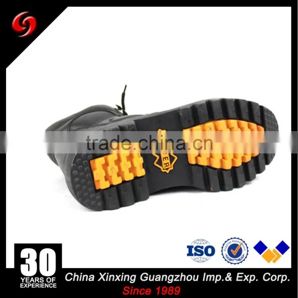 Genuine Leather Army Boots Winter Safety Boots, Fleece Lining Military Boots photo-4