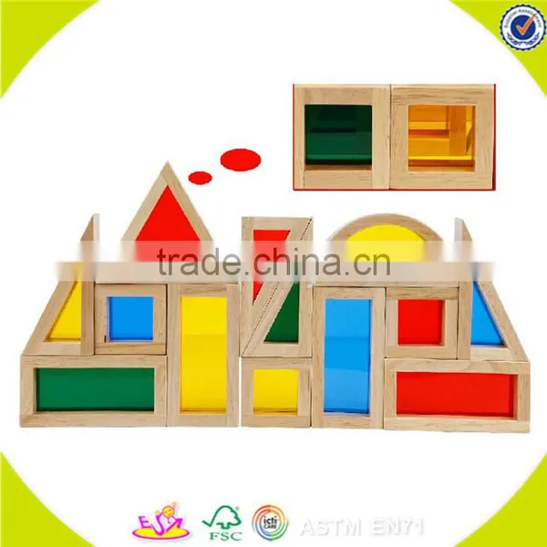 Wholesale Hottest Wooden Baby Building Blocks Toy Colorful Wooden Building Blocks Toy for Practical Ability W13A055 photo-6
