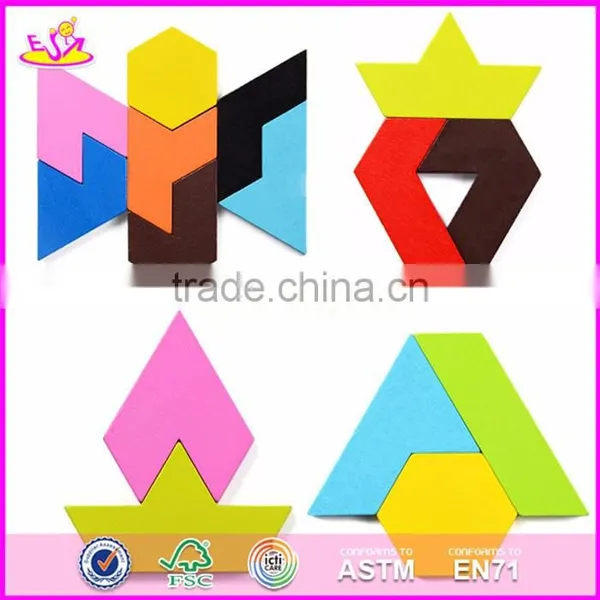 2017 Wholesale Best Educational Games Wooden Kids Puzzles W14A168 photo-6