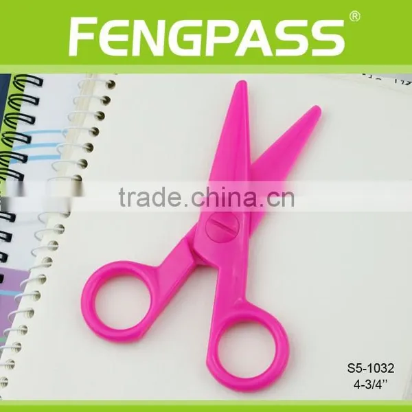 S5-1032 4.75 Inch Plastic New Shape Cutting Scissors photo-3