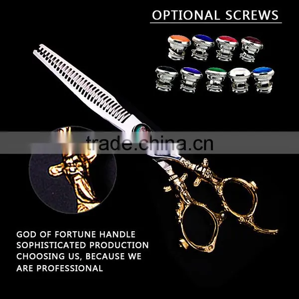 Beauty Scissors Japanese 440c Steel Hair Thinning Scissors photo-3