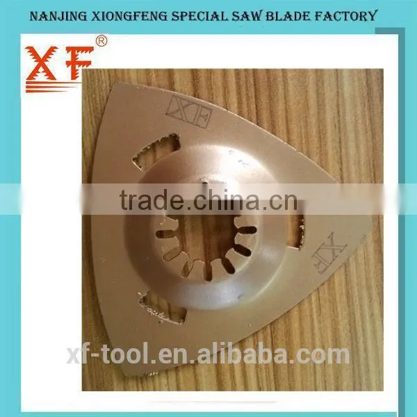 Rasp Quick Release Triangular Carbide Grout Remover Oscillating Multitool Saw Blade photo-3