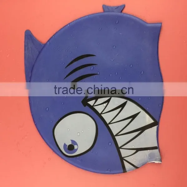 2016 Wholesale Christmas Gift Colorful Silicone Swimming Cap(for Children) photo-2