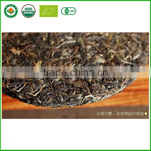 Handmade Raw Puerh Black Tea Strengthen Immunity Puer Cake photo-6