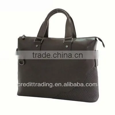 Mens PU Briefcase /Computer Bag With Rough Surface