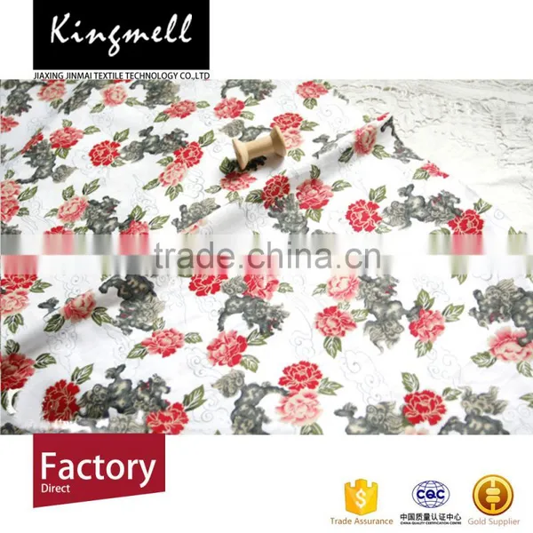 Excellent Digital Printed Custom Design Floral Cotton Fabric photo-3