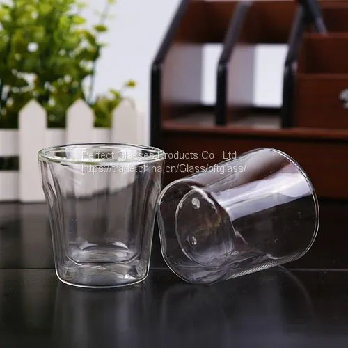 Mini Glass Cup for Coffee and Tea Kungfu Tea Cup Glass Wine Cup Wholesale Glass Cup for Resturant and Hotel photo-2