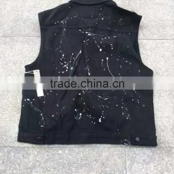 Men Cheap Price Brand Fashion Casual Denim Vest photo-4