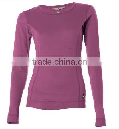 Coffee Charcoal Thermal Underwear Women Long Johns photo-6