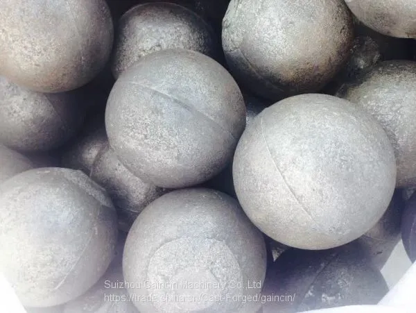 Dia.65mm Forged Grinding Media Steel Balls for Mining Mill photo-2