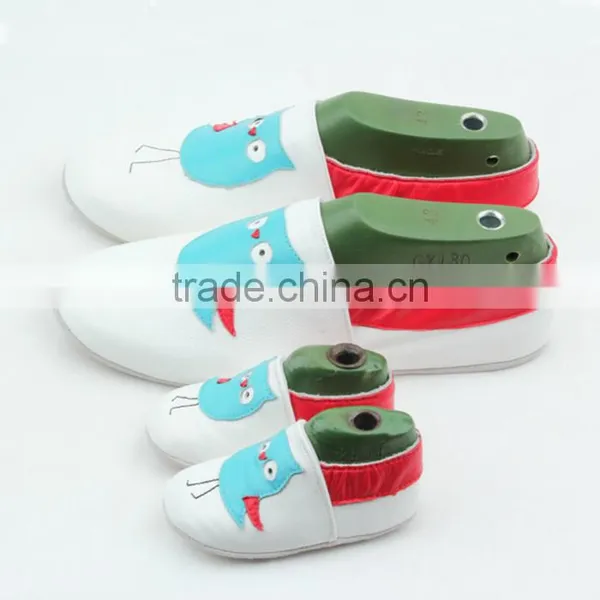 Family Indoor Shoes Wholesle Soft Leather Slipper photo-3