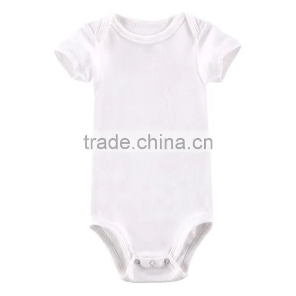 Wholesale Customized Logo Baby Plain Rompers Blanks Baby Onesie Custom Printing photo-2