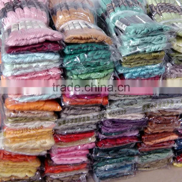 100% Egyptian Long Fibre Cotton 12 Pieces Cross Stitch Thread photo-5