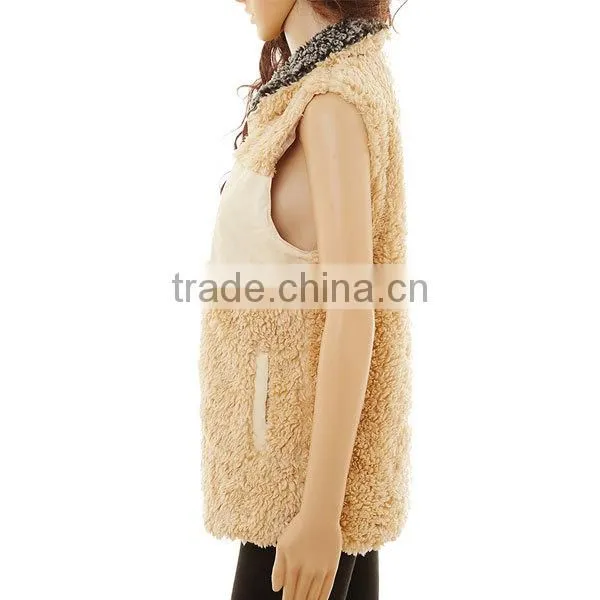 FACTORY Wholesale Hot Selling Woman Fleece Vests photo-5