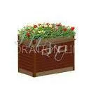 Wood Plastic Composites Products Trash Bin , Garbage Can Anti UV and Durable