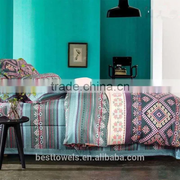 100%cotton Nap Printed Bedding Set photo-6