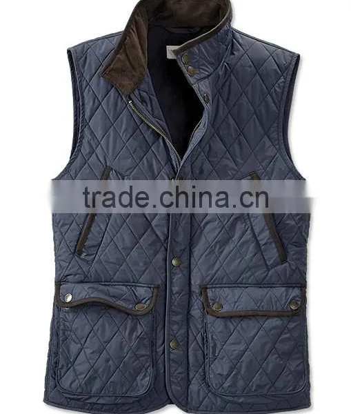 2016 Diamond Quilted Mens Sleeveless Jacket photo-2