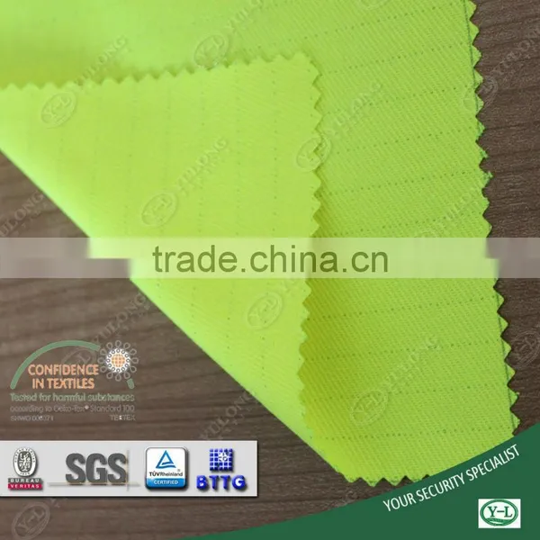 Wholesale EN20471 Poly/cotton hi Vis Fluorescent Fabric for Reflective Clothing photo-6