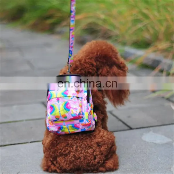 Pet Bag Backpack Travel Carrier For Dog Puppy Cats With Leash photo-4