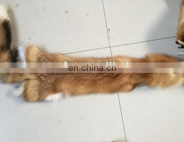 100% Real Tanned Red Fox Fur Skin/ Red Fox Fur Pelt For Garment photo-2
