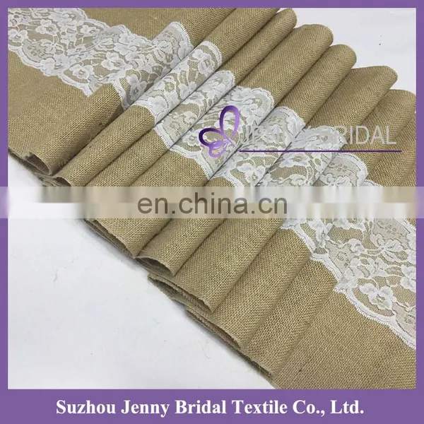 TR024D Indian Hessianfabric Table Runners Wedding photo-5