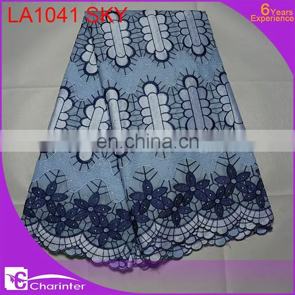 High Quality Lace Fabric African Swiss Voile Lace Cheap Lace Fabric Wholesale in Guangzhou China photo-2