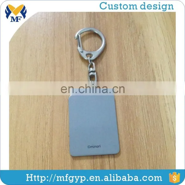 Made in China Promotional Metal Square Keyring photo-4