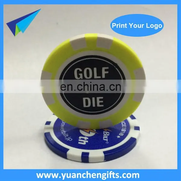 Cheap Printing Casino Poker Chips Golf Ball Marker With Custom Logo photo-3