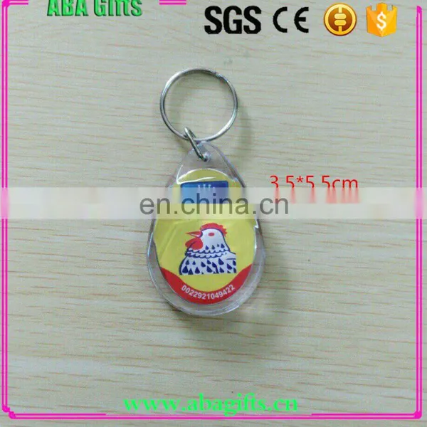 Plastic Square Shape Photo Key Chain photo-6